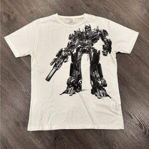 FCUK Transformers Movie T-Shirt 2007 LIMITED EDITION Mens Large, Black and White